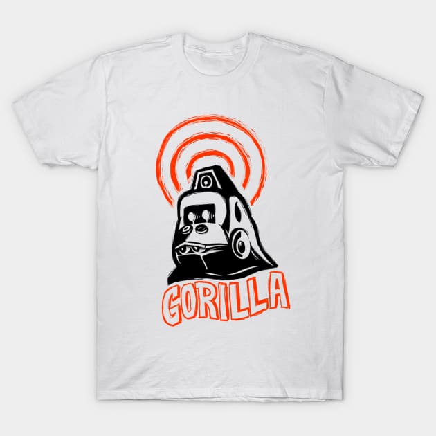 gorilla radio T-Shirt by MankySock